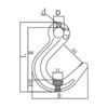Duke Eye Foundry Hook With Flat