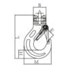 Duke Clevis Sling Hook With Latch