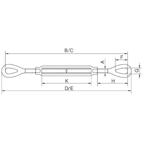 Eye & Eye Turnbuckle