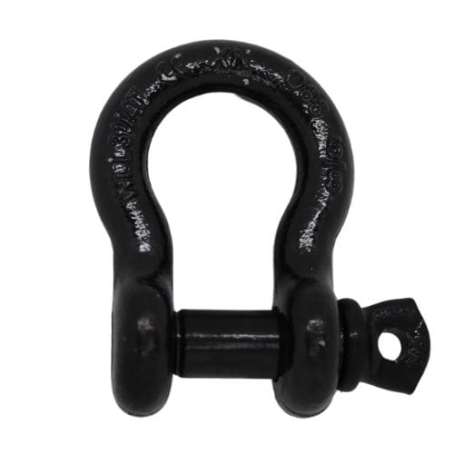 Black Screw Pin Bow Shackle Black Screw Pin Bow Shackle
