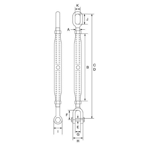 Eye & Jaw Rigging Screw