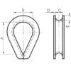 AISI 316 Stainless Steel Thimbles