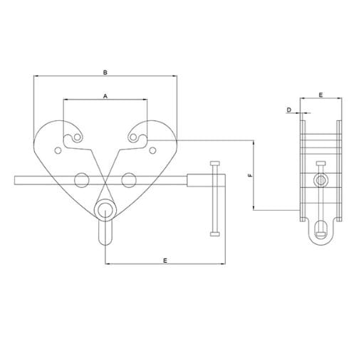 Xona Beam Clamp With Eye
