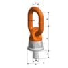 Pewag PLDW Dims Pewag Profilift Delta Lifting Point (PLDW)
