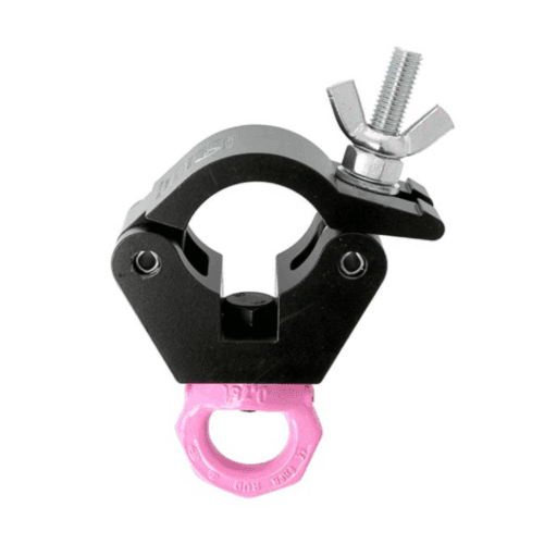 Doughty Black Hanging Clamp With M12 Rud Eye 750Kg