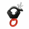 Doughty Black Hanging Clamp With M12 Eye 500Kg
