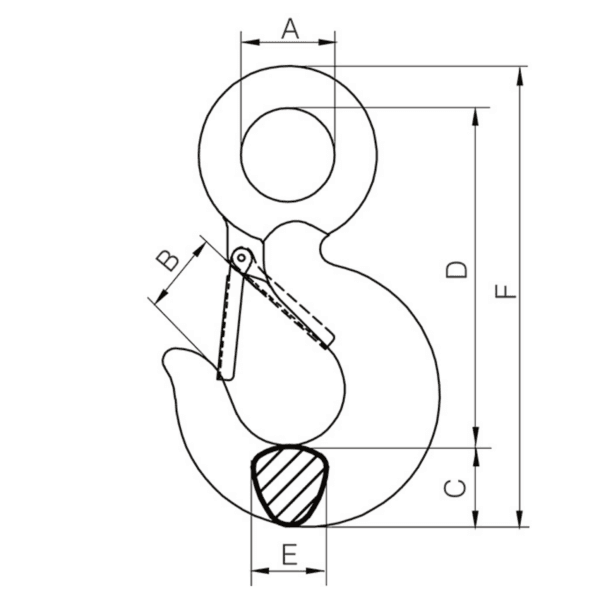 Wire Rope Eye Hoist Hook